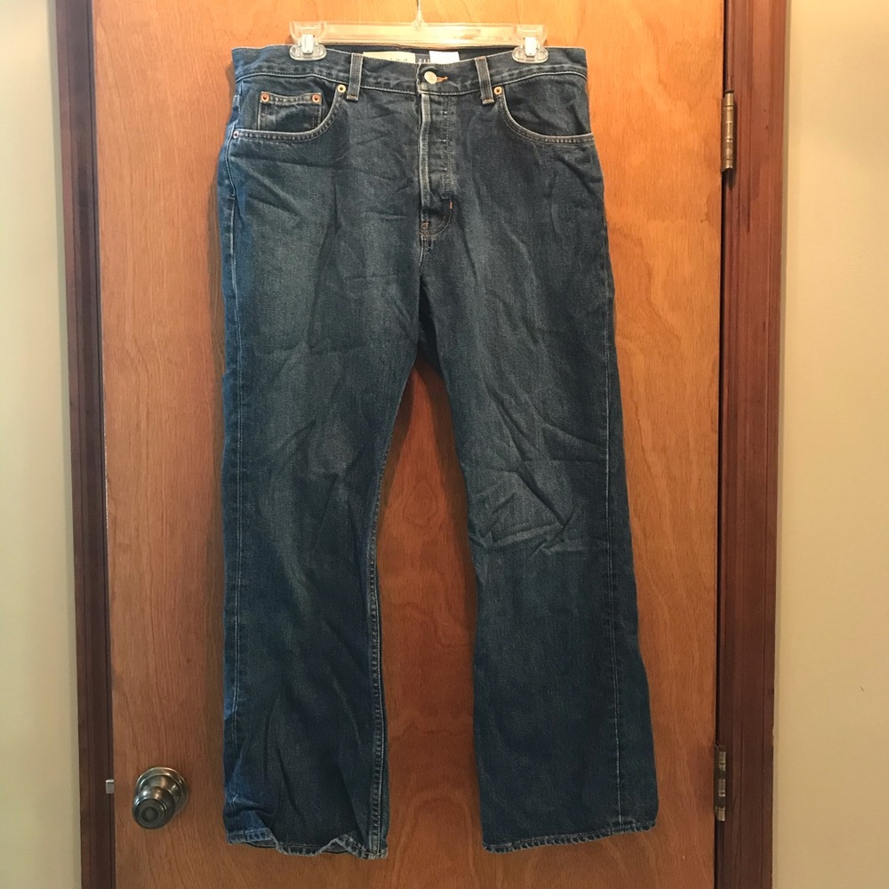 GAP Boot Cut Size 12 Ankle Jeans Hidden Button Fly